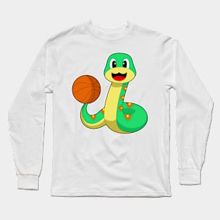 Snake Basketball player Basketball Long Sleeve T-Shirt